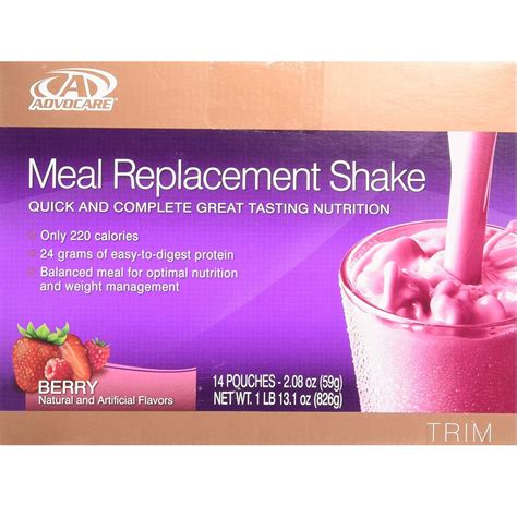 what meal replacement shakes are similar to advocare